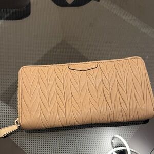 Coach Beige Quilted Women's Wallet